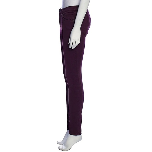 Rag & Bone Purple Plum Skinny Stretch Jean Pants Size 24 - Picture 5 of 13